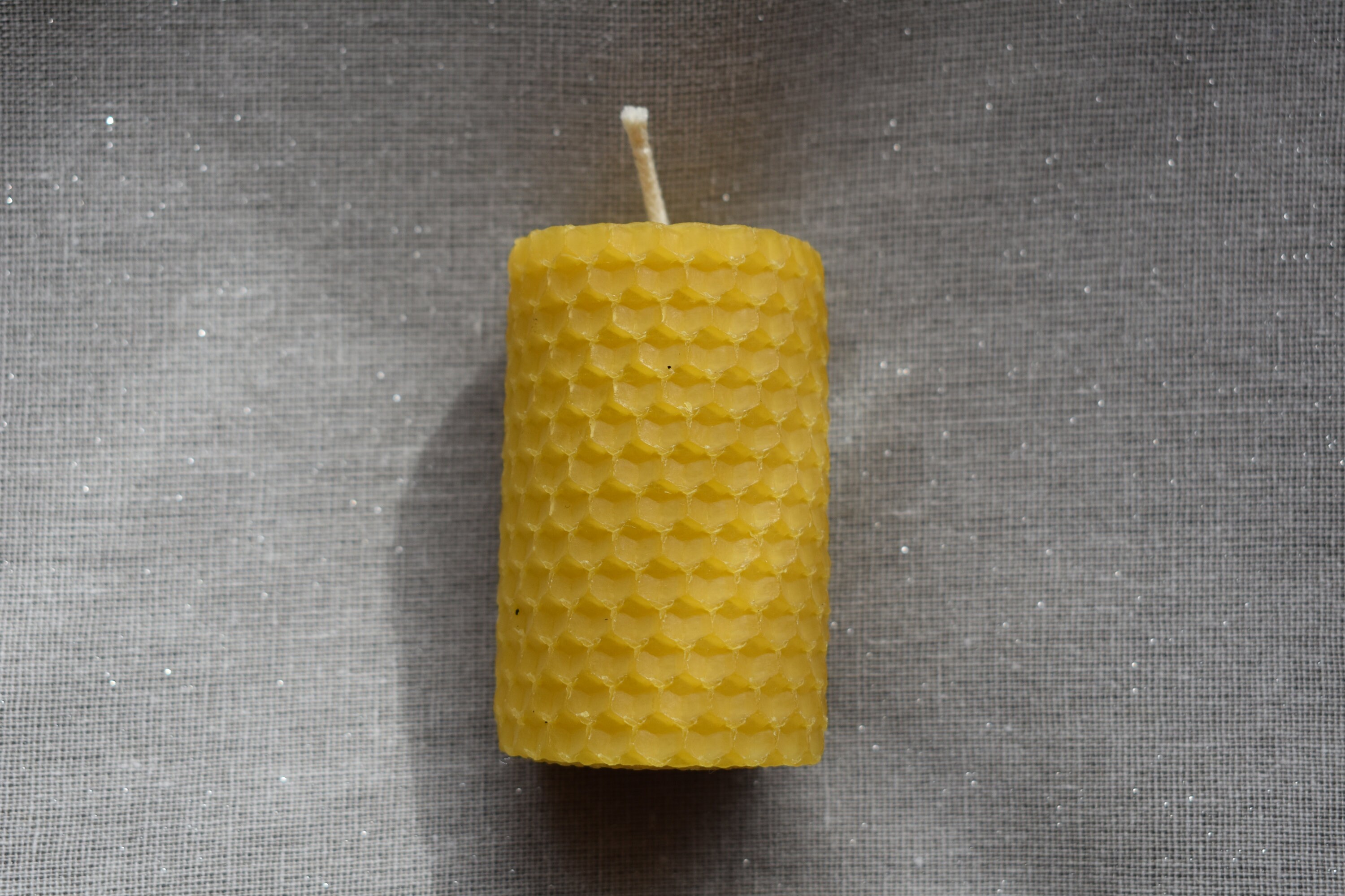 Bougie en Cire Naturelle d'abeille