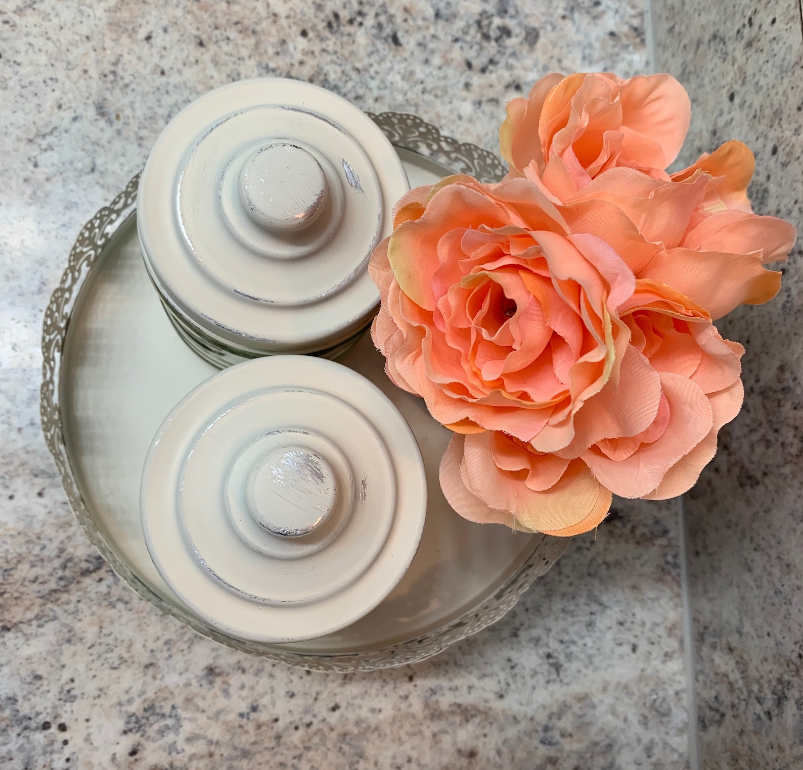 Cotton Balls/Cotton Swabs Jars Vanity Jars Qtip Organizer Etsy