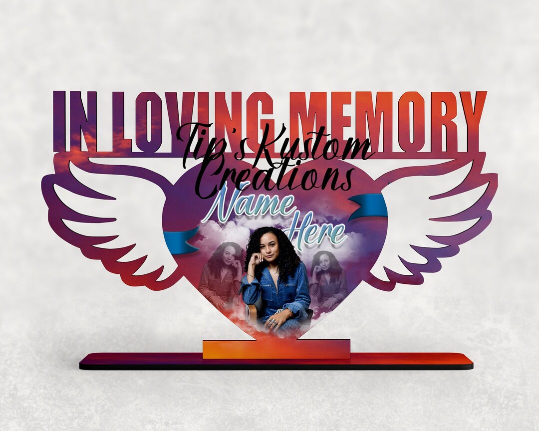 In Loving Memory Stand | Memorial in Loving Memory Stand - Etsy