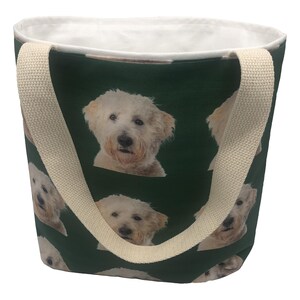 Whoodle Green Tote Bag
