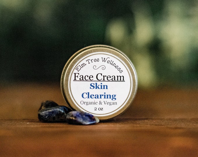 Skin Clearing Face Cream - made with Organic Herbal Oils and Love <3