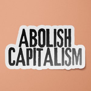 People Before Profit - 25 Stickers Pack 2.25 X 1.25 Inches - Anti Capitalist