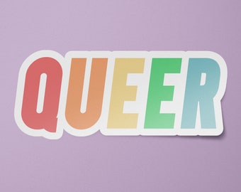 Queer Sticker | LGBTQ Sticker | Gay Decal | Queer Stickers | LGBT Gift | Gay | Lesbian | Non Binary