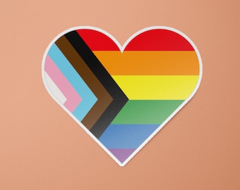 LGBT Pride Sticker | LGBT Pride Stickers | LGBT Progress Flag Sticker | Safe Space