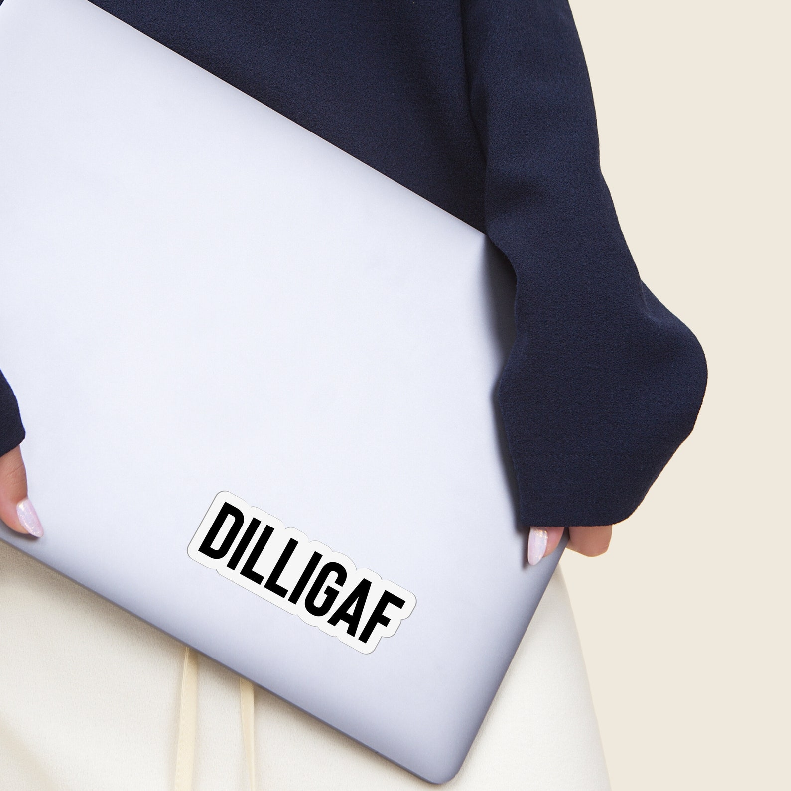 DILLIGAF Sticker IDGAF Vinyl Funny Bumper Sticker Tik Etsy
