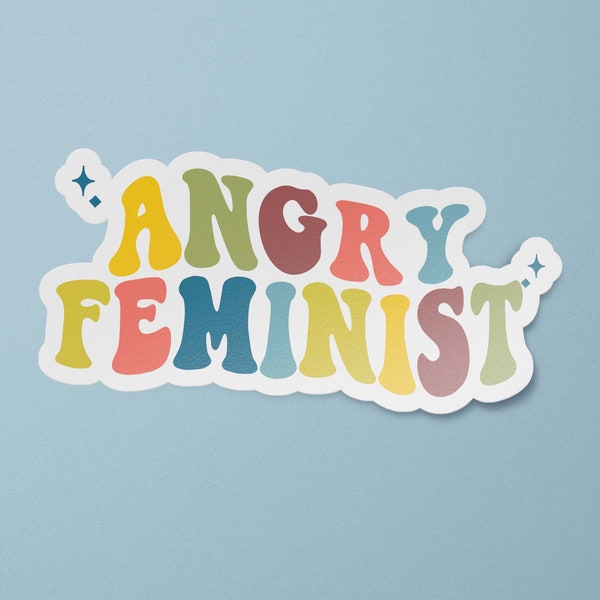 Angry Feminist Sticker | Not Your Bitch Decal | Waterproof Stickers | Feminist Vinyl Decals
