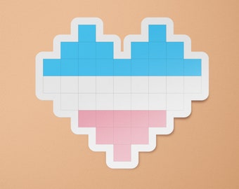 Trans Pride Sticker | Trans Rights Are Human Rights Waterproof Vinyl