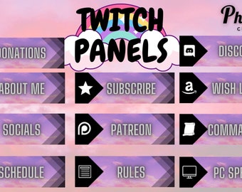 Anime Girls Twitch Panels About Me Subscribe Profile Streamer Stream ...