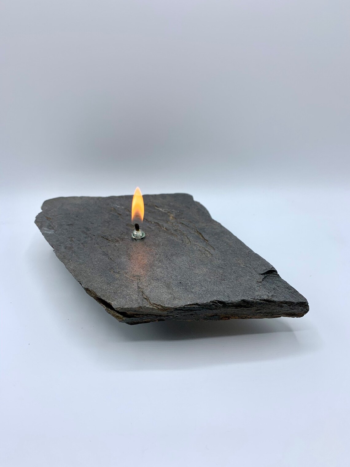 Rock CandleCave Creek AZ Rock Oil Lamp Candle Lamp Rock Etsy