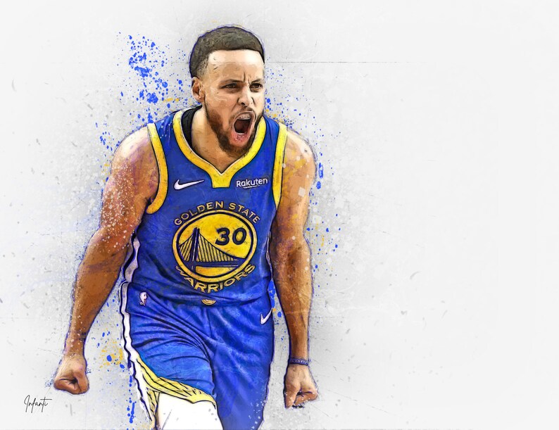 Steph Curry Print | Etsy