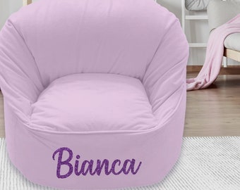 Personalised bean bag chair, bean bags for kids, childrens personalised bean bag chair, bean bags, kids chair, baby chair, high chair,