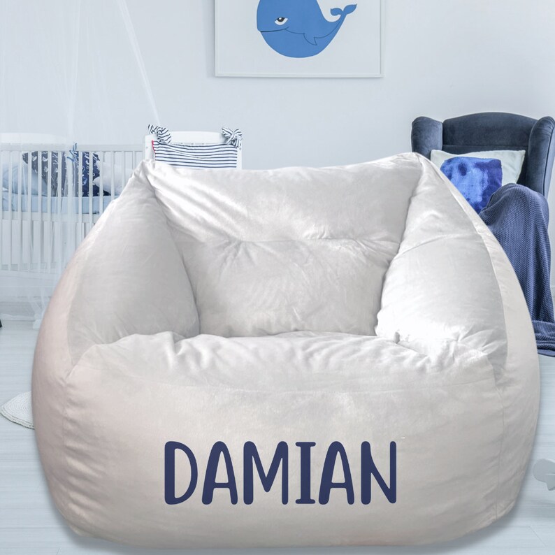 Personalised Kids Lounge Seat Bean Bag Bean Bags for Etsy Australia