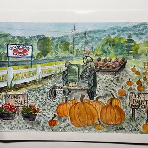 Kunstdruck: Farmer Jon’s im Herbst
