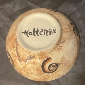 Rare Vintage Holtzman Gaetano Hand Painted and Signed Bowl, Gorgeous - Etsy