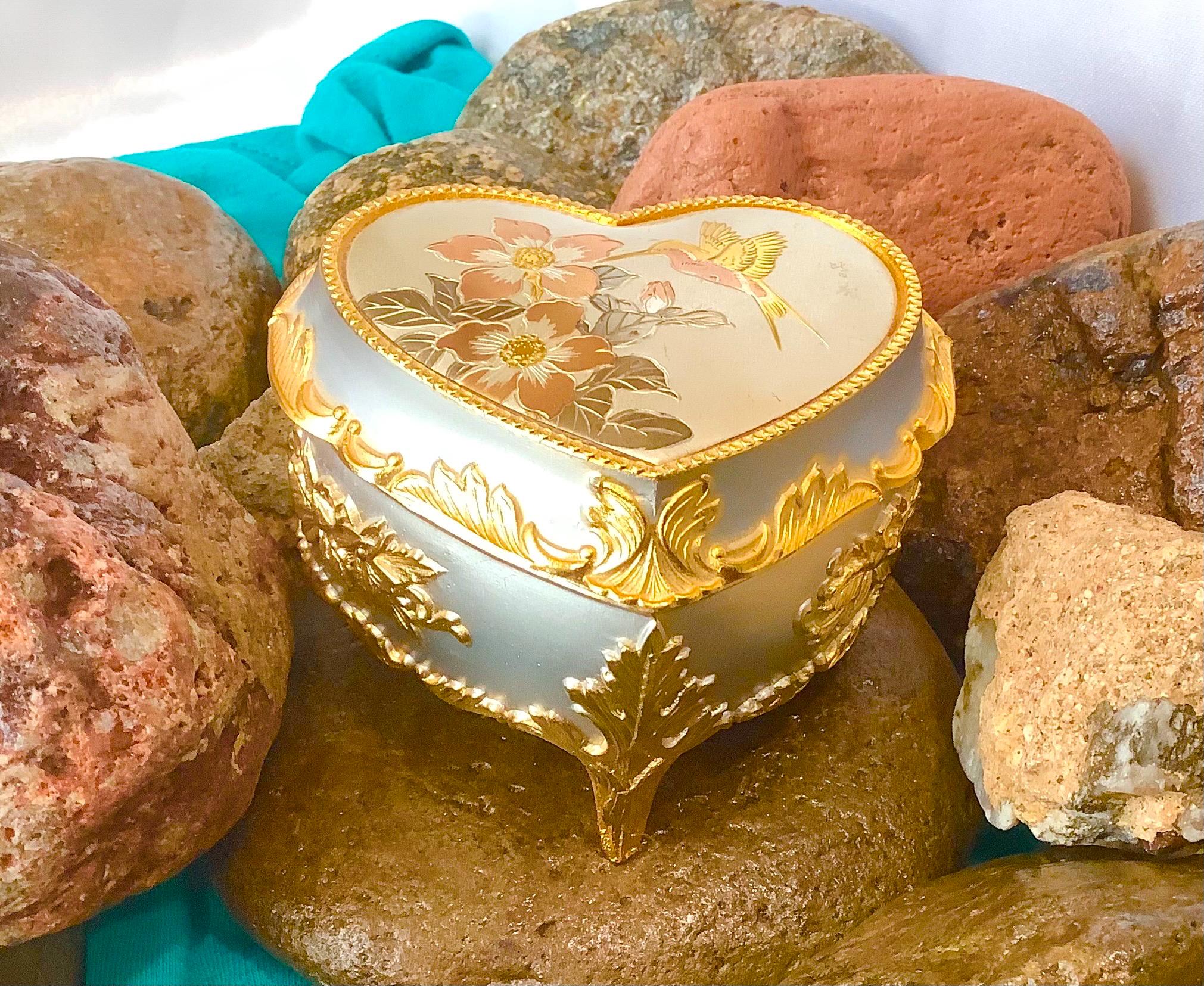 Art of Chokin Trinket Box 24k Gold - Etsy Art of Chokin Trinket Box 24k Gold - Etsy