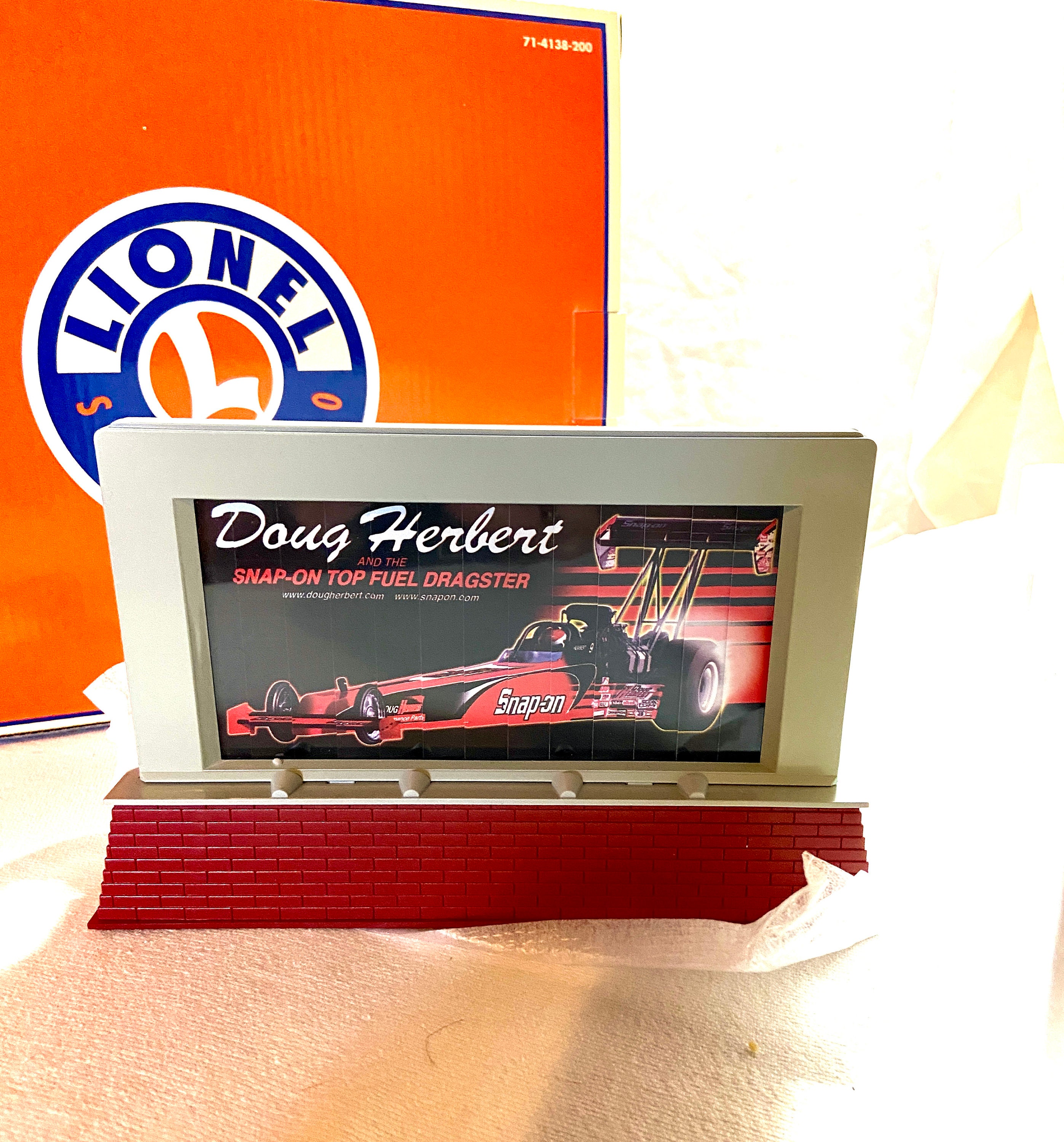 Lionel Train Billboard Sign Snap on Doug Herbert Top Fuel - Etsy