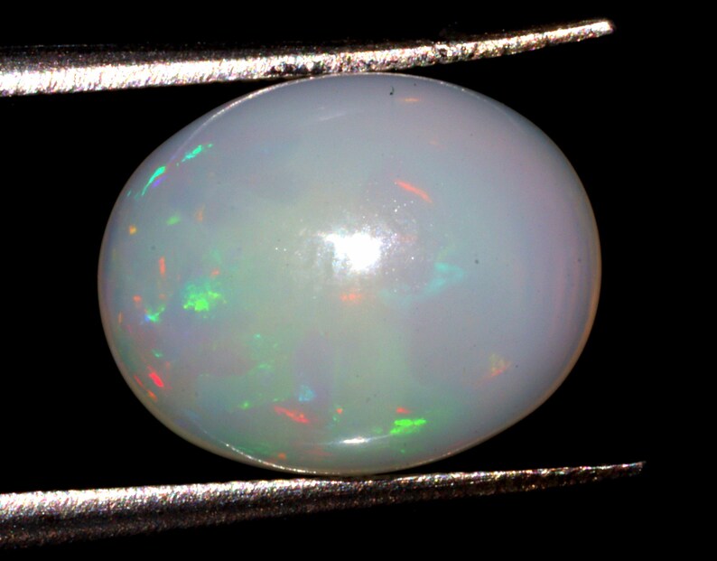 Amazing Flashy Fire Opal Cabochon Jewelry Gemstone 2.00 Carat Oval Shape Ring Size Opal Cabochon Gemstone 11x9x6 MM Sku= B121