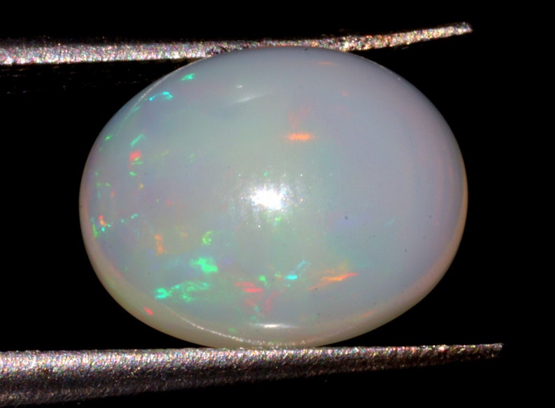 Amazing Flashy Fire Opal Cabochon Jewelry Gemstone 2.00 Carat Oval Shape Ring Size Opal Cabochon Gemstone 11x9x6 MM Sku= B121