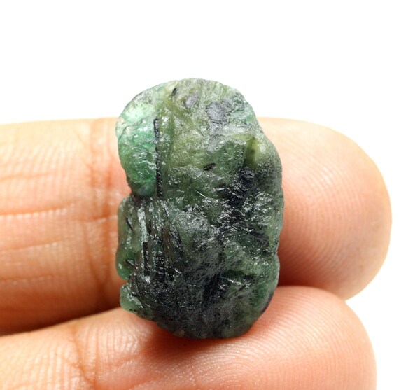 Zambian Emerald Raw Loose Gemstone Pendant Size Emerald Birthstone