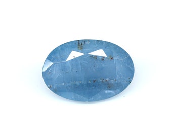 Aquamarine Oval Cut Gemstone Blue Aquamarine Faceted Ring Size Gemstone Aquamarine Crystal Gem For Jewelry 13.00 Ct