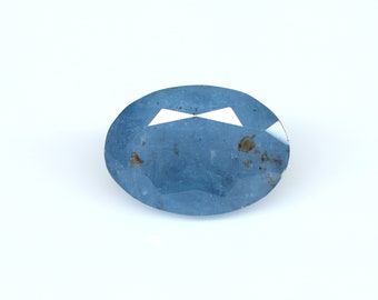 Aquamarine Oval Cut Gemstone Blue Aquamarine Faceted Ring Size Gemstone Aquamarine Crystal Gem For Jewelry 16.00 Ct