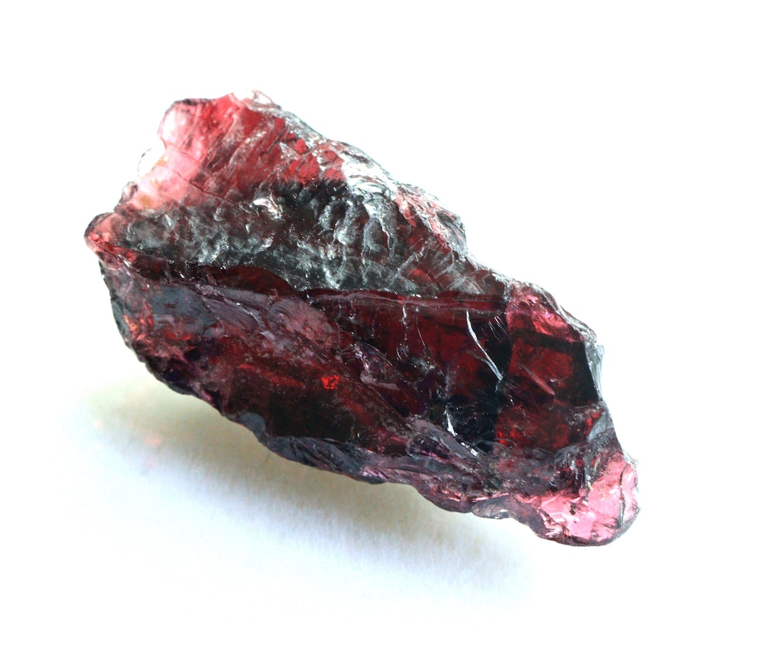 Rough Garnet Stone, Raw Garnet, Genuine Uncut Garnet Crystal, January ...