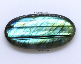 AA Quality Blue Fire Labradorite Cabochon Gemstone Natural Labradorite Oval Shape Gemstone Crystal Labradorite Gemstone 39.70 CRT