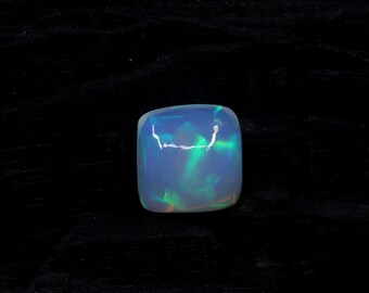 AAA grade opal - Ethiopian welo opal - loose white opal gemstone - opal cabochon 10mm square - October birthstone