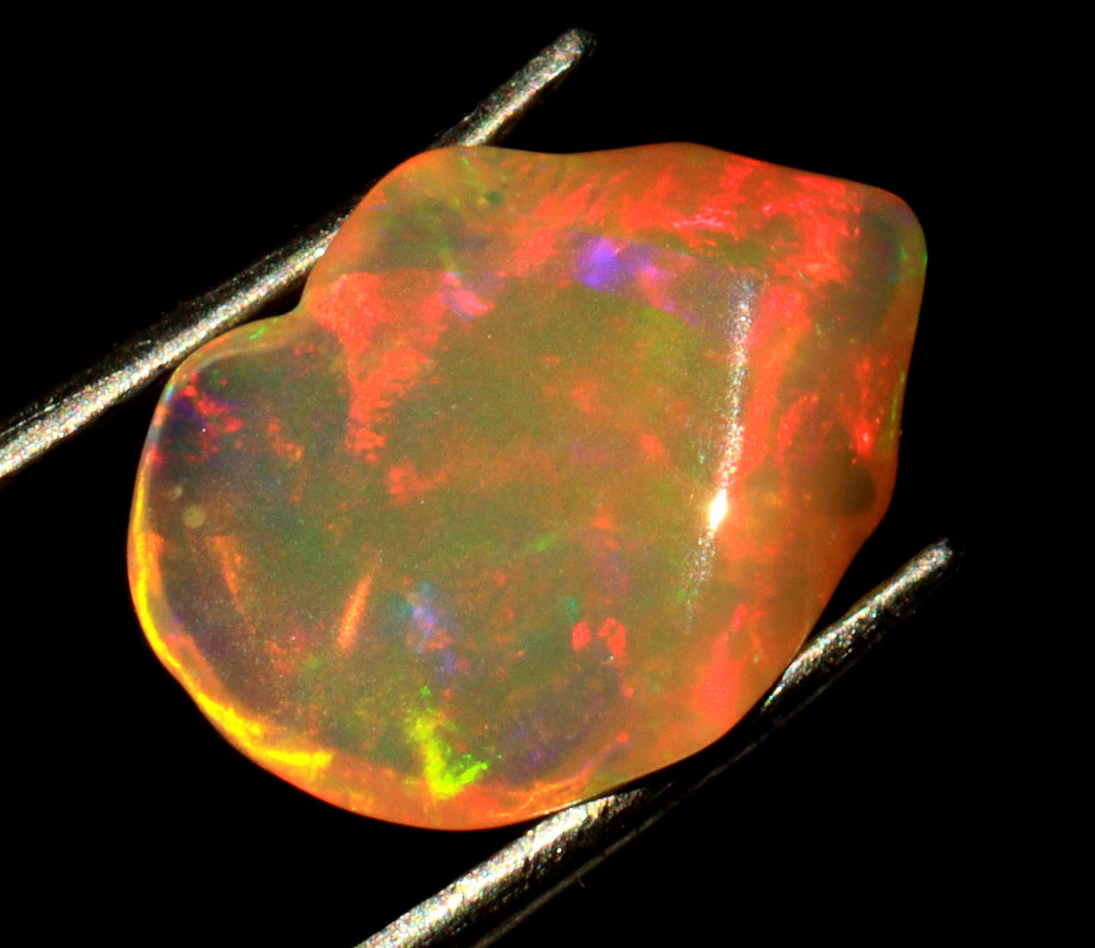 Natural Fire Polished Opal Rough Gemstone Ethiopian Opal Raw | Etsy