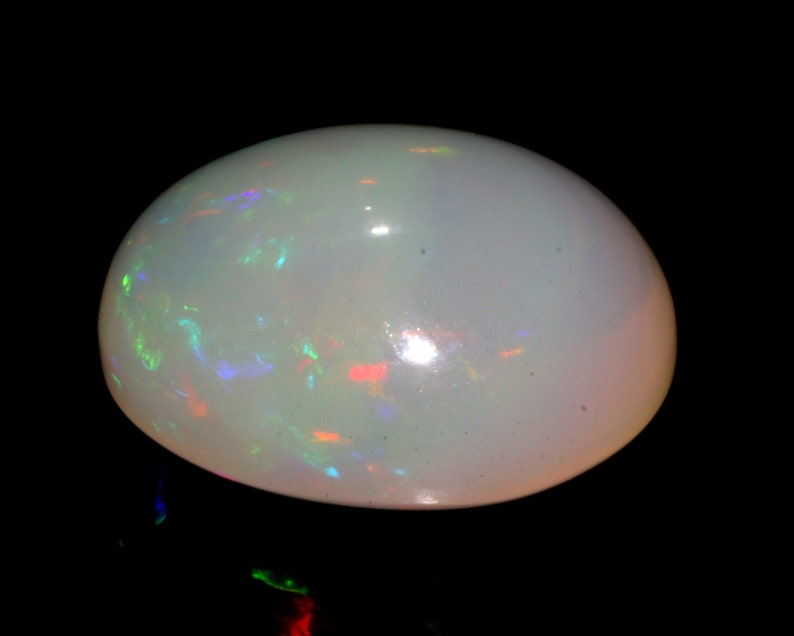 Amazing Flashy Fire Opal Cabochon Jewelry Gemstone 2.00 Carat Oval Shape Ring Size Opal Cabochon Gemstone 11x9x6 MM Sku= B121