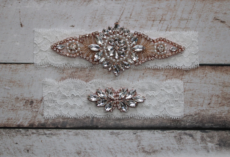 Crystal Bridal Garter Bridal Garter Wedding Garter WS85514 Wedding Garter Set Lace Bridal Garter Set