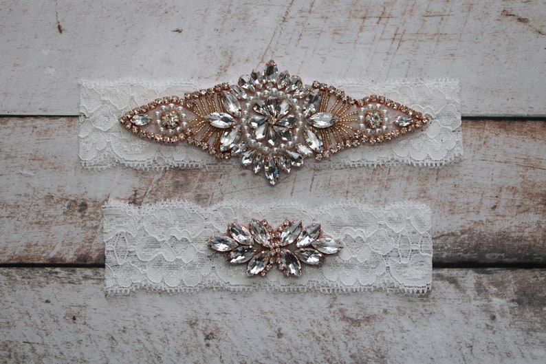 Crystal Bridal Garter Bridal Garter Wedding Garter WS85514 Wedding Garter Set Lace Bridal Garter Set