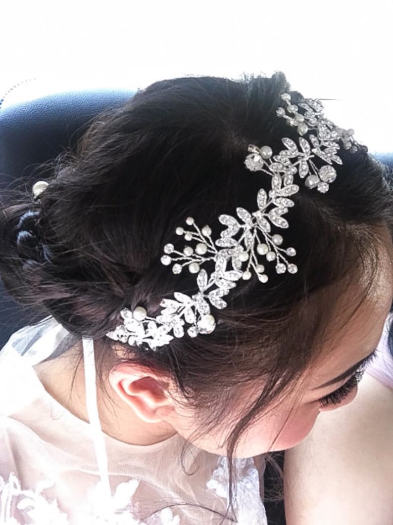Bridal hair vine Bridal hair accessories Bridal hair vine Wedding hair piece Wedding hair Accessories Wedding hair vine BR518