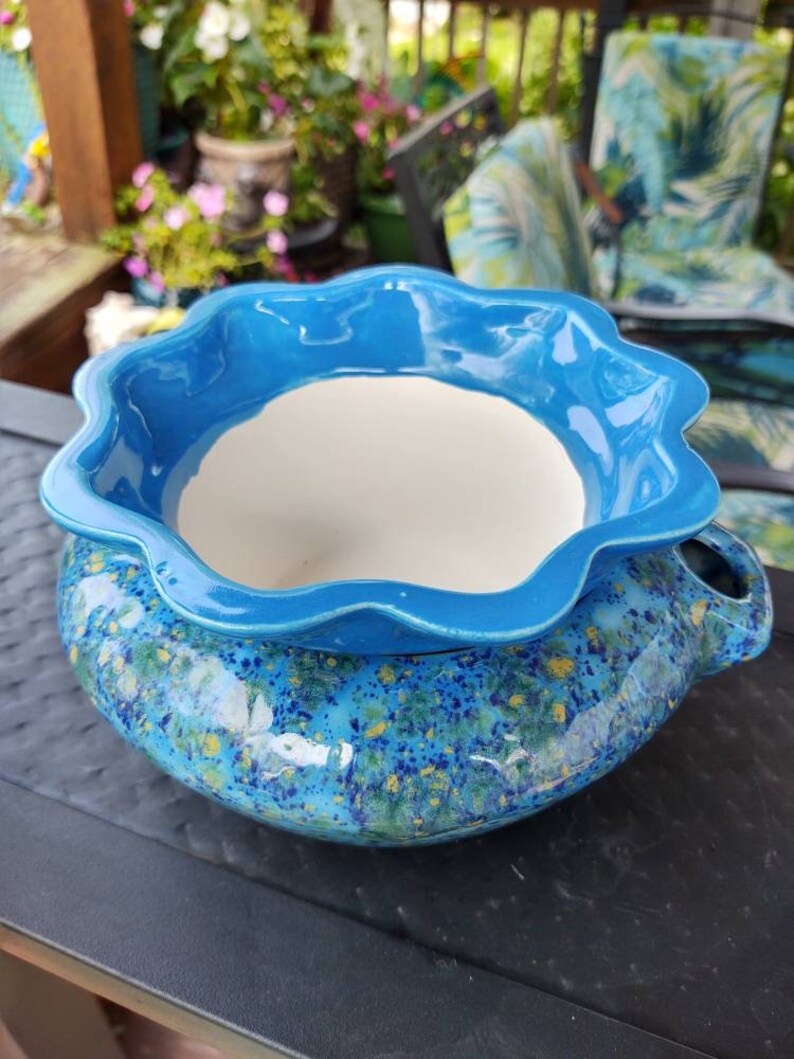 African Violet Pot Ceramic Etsy