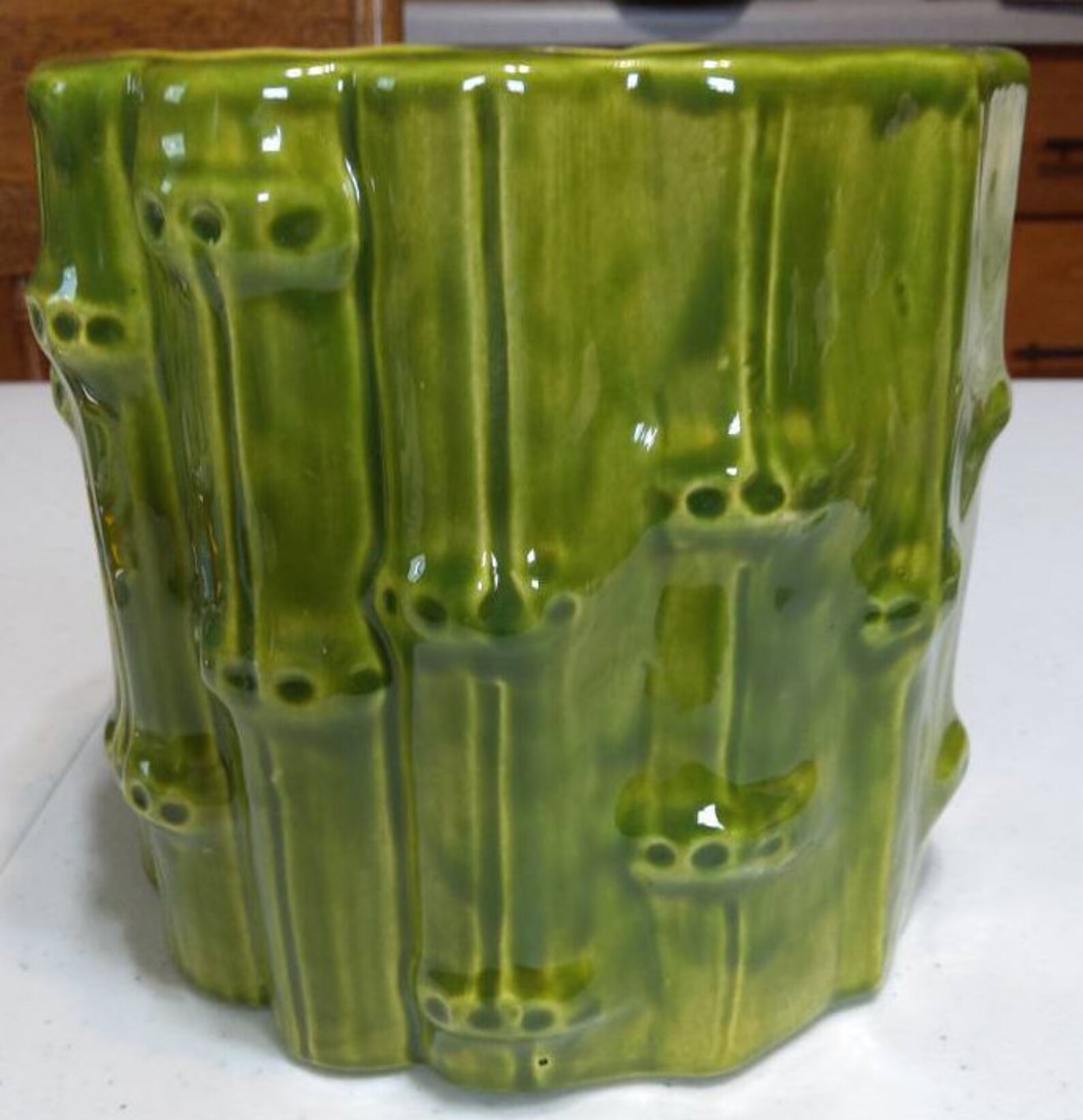 Bamboo ceramic planter Etsy