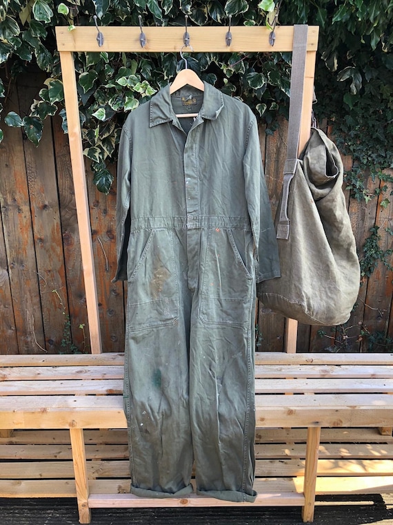Genuine Issue 1960's Dutch Army Coverall Medium