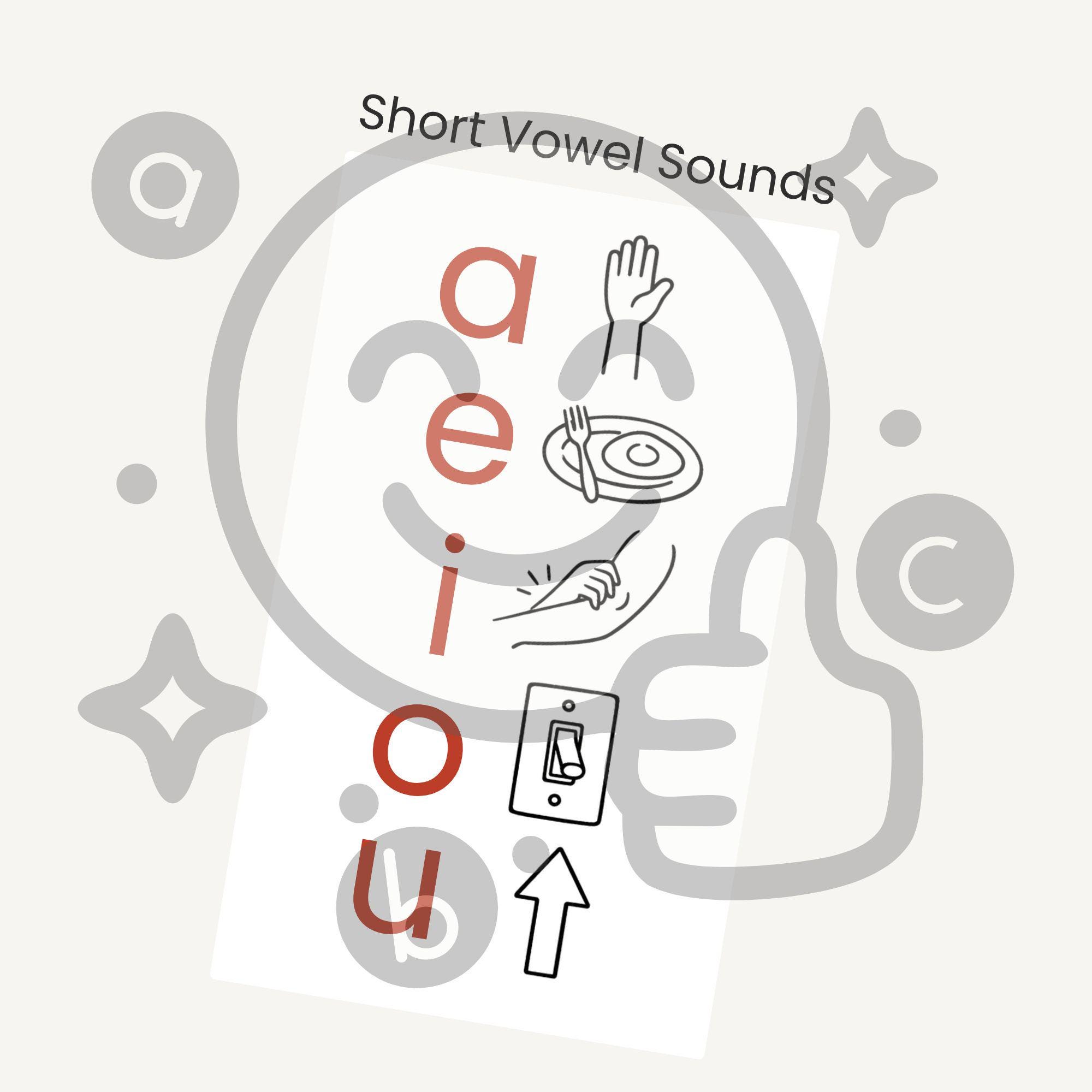 Javascript Vowels Hsc Program Phonics Program - Short Vowel Sound Practice - Etsy