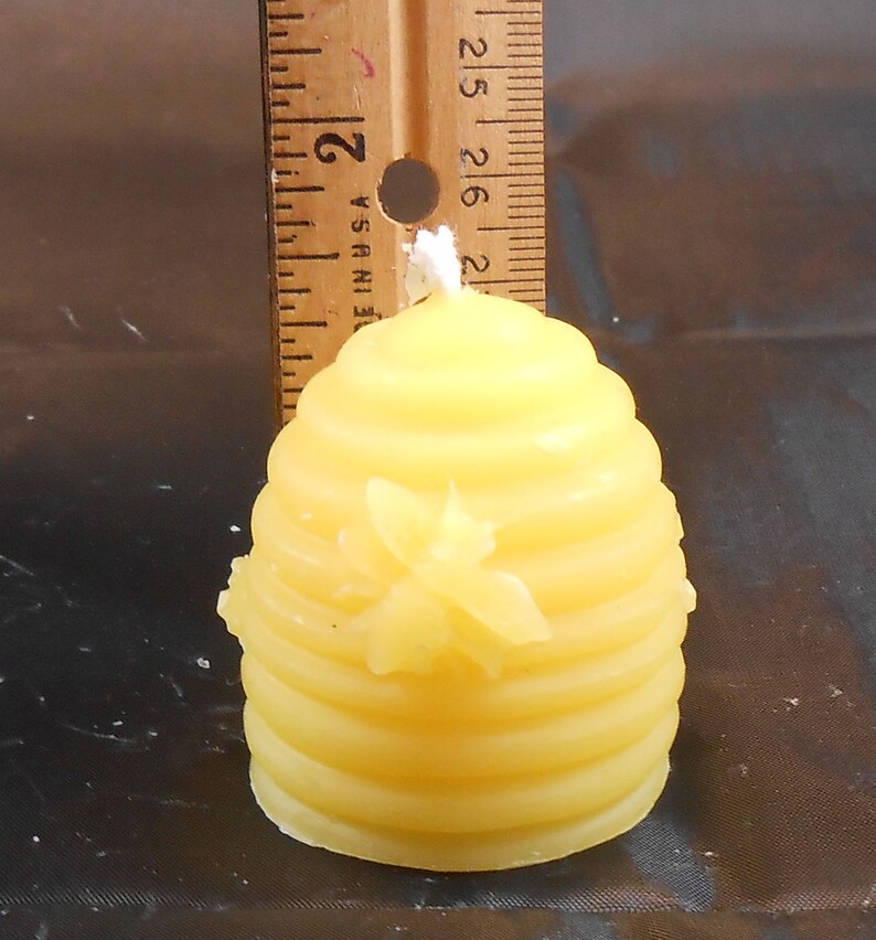 3 Bee Hive 100 Beeswax Candle for Home or Gift Favor by Etsy