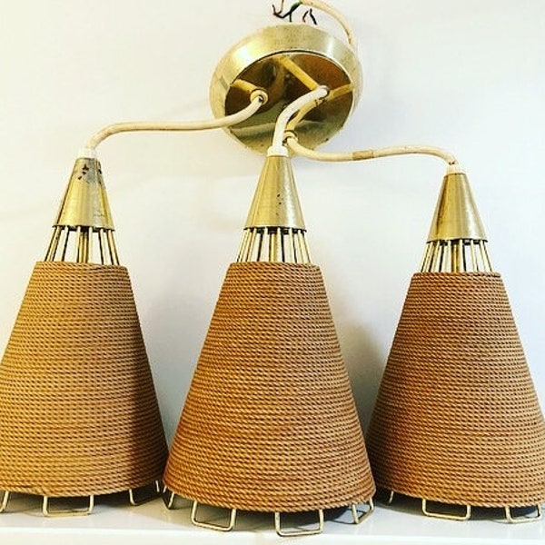 Mid Century Modern Light Fixture Etsy