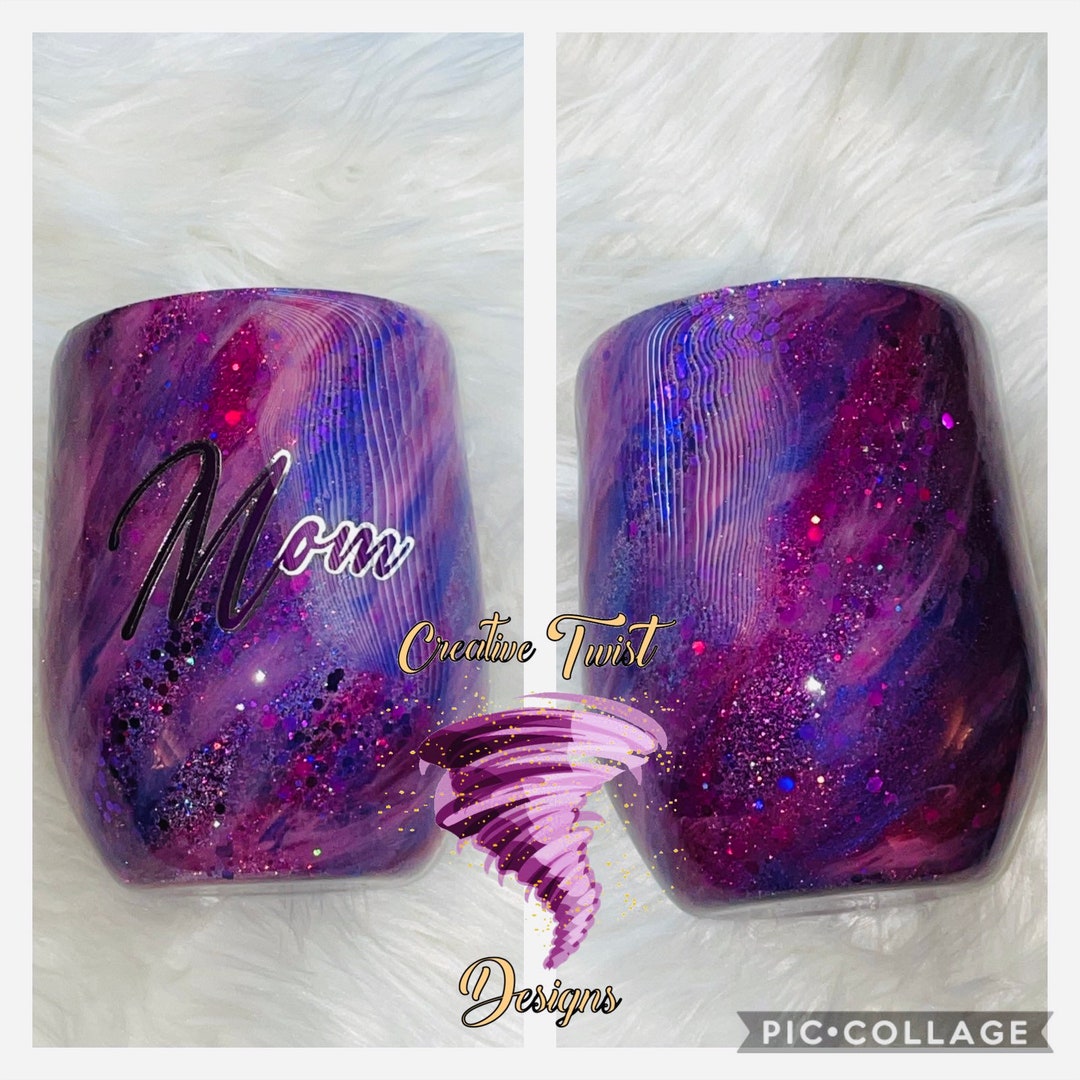 Purple and Pink Milky Way Tumbler Etsy