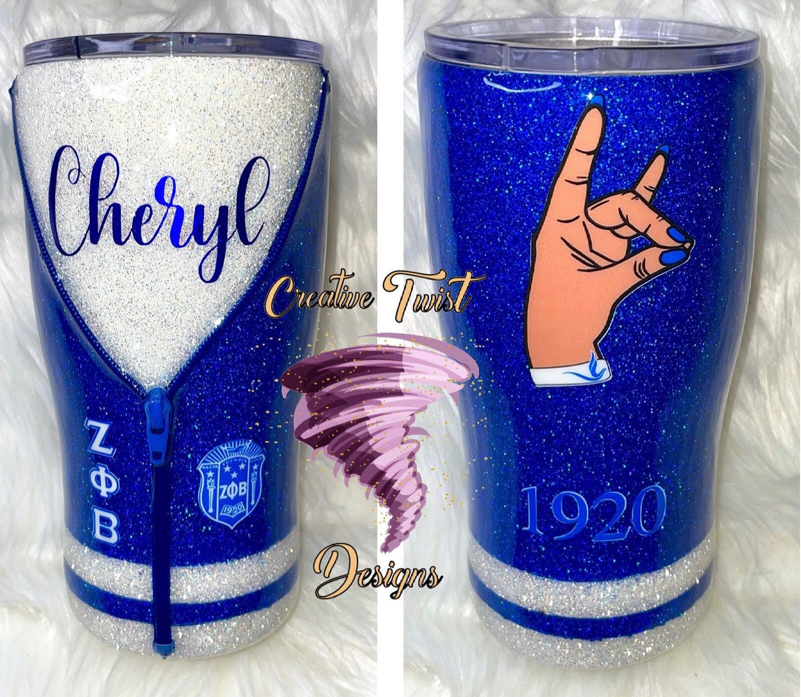 Zeta Phi Beta Yeti Etsy