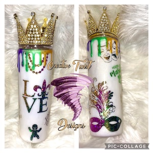 Mardi Gras Tumbler