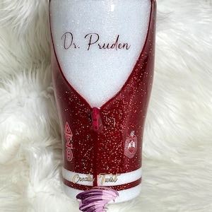 DST - Cardigan Inspired Zipper Tumbler