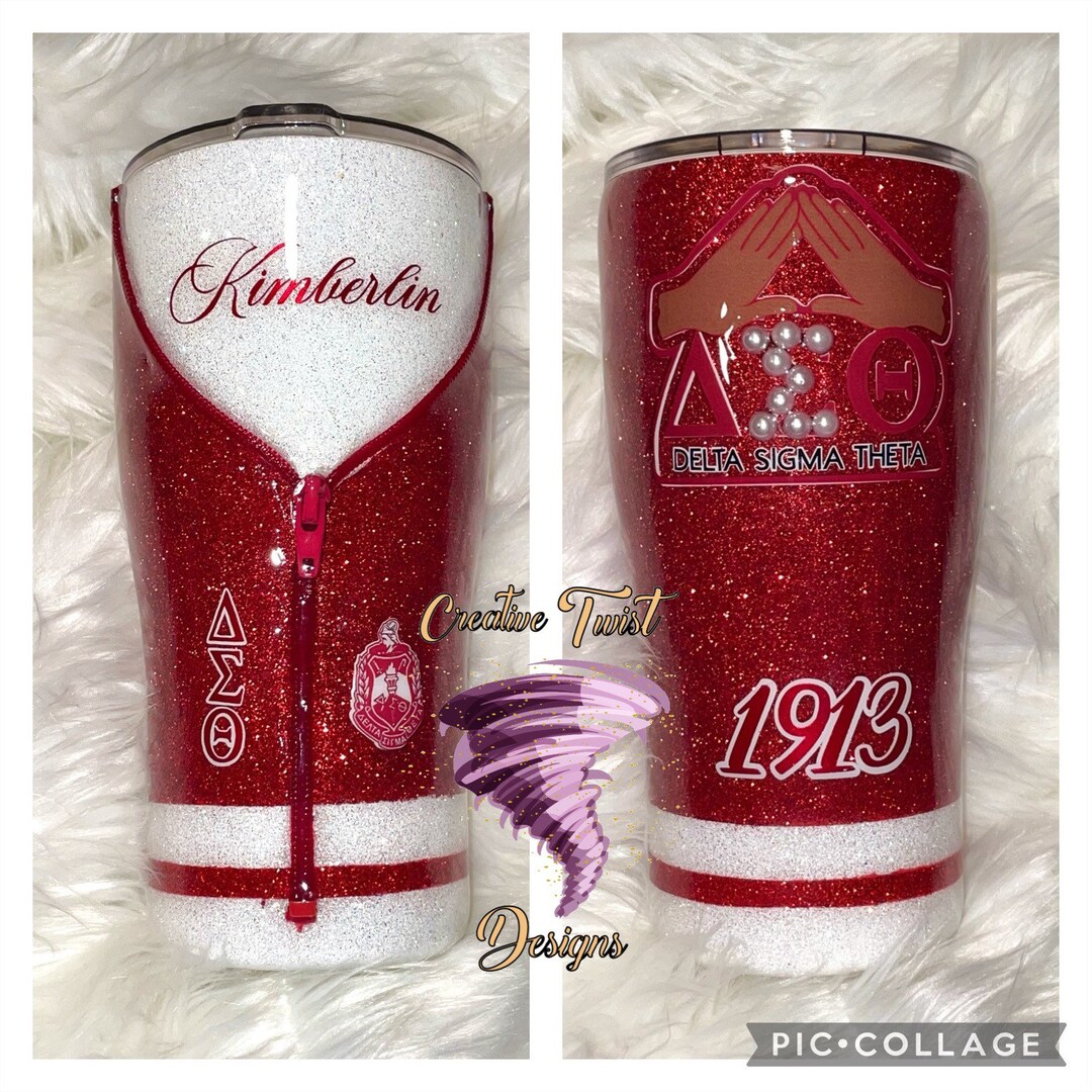 DST Cardigan Inspired Zipper Tumbler Etsy