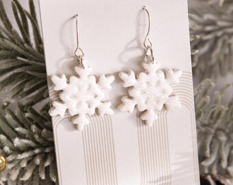 Copos de nieve brillantes