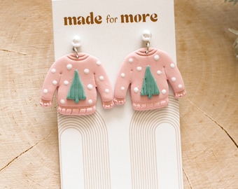 Suéter navideño colgante