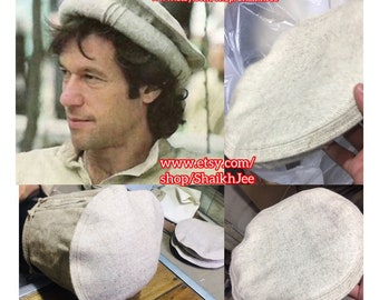 Berretto Chitrali fatto a mano in lana 100% di alta qualità - Topi Afghani Pakol - Cappello in lana dal Pakistan - berretto elegante - berretto invernale - cappello unisex