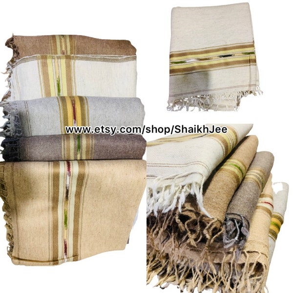 Premium Qualität Wolle handgemachte Wollschal-Swati Winter Wolle Tücher-Afghani Patu Schal wrap-große Decke-Schal-Weihnachtsgeschenk