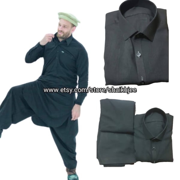 Men shalwar kameez-tradtional men dress-afghani dress-gents kurta-pakistani dress-shirt &pants-indian dresses-wedding dresses-FREE SHIPPING