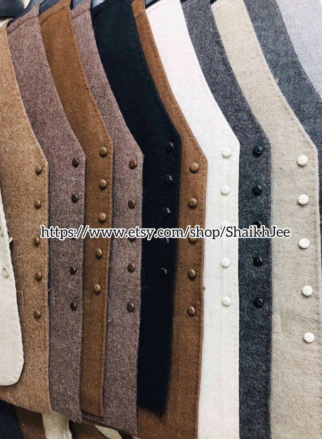 Buy Wool Waistcoat-afghani Pakistani Winter Men Waistcoat-woolen Hippie  Vest- Chitrali Waistcoat-handmade Vest- Winter Vest| Free Shipping| Gift